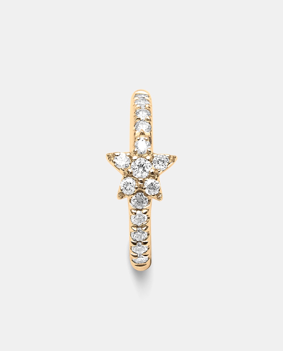 Piercing Magic Touch Estrella de oro y diamante - Djula - Blanco Blanco-1