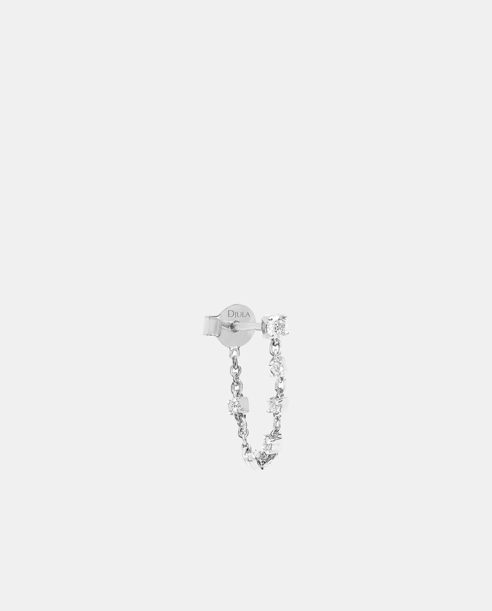 Imagen 0 de Piercing Gypsy de oro y diamantes Blanco
