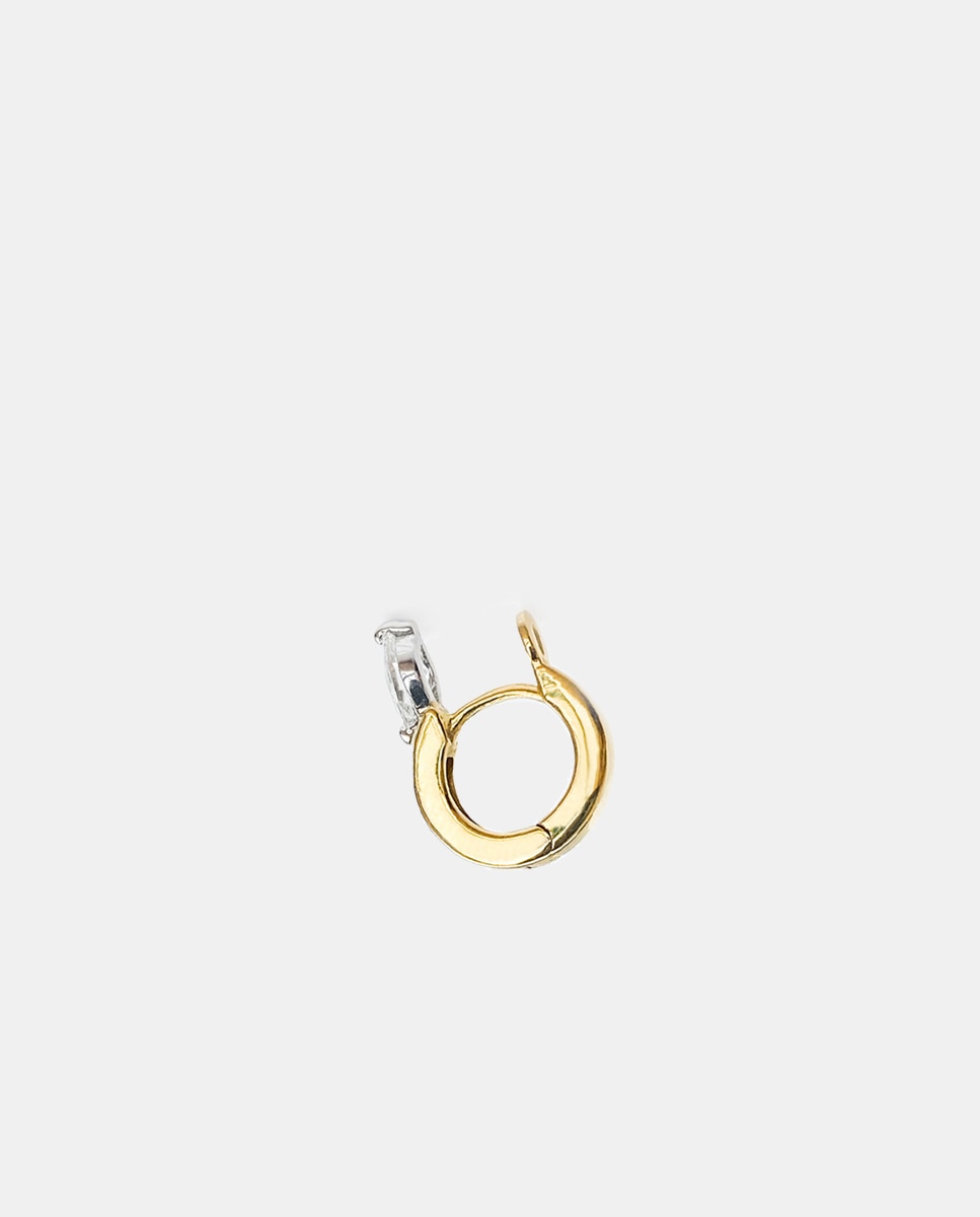 Piercing de aro único Marquise Classic III de oro y diamantes - Sansoeurs - Blanco Blanco-2