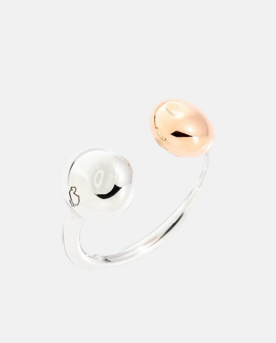 Anillo Pepita plata y oro rosa - DoDo 1