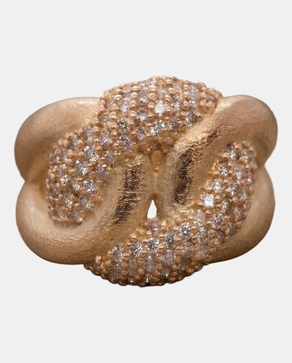 Imagen 0 de Anillo de oro y diamantes Oro