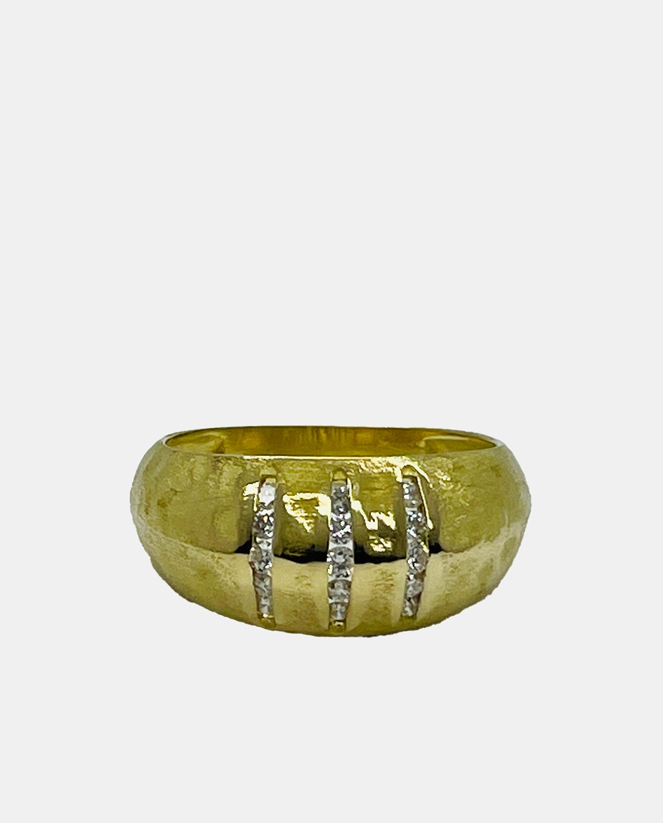Imagen 0 de Anillo de oro y diamantes Blanco