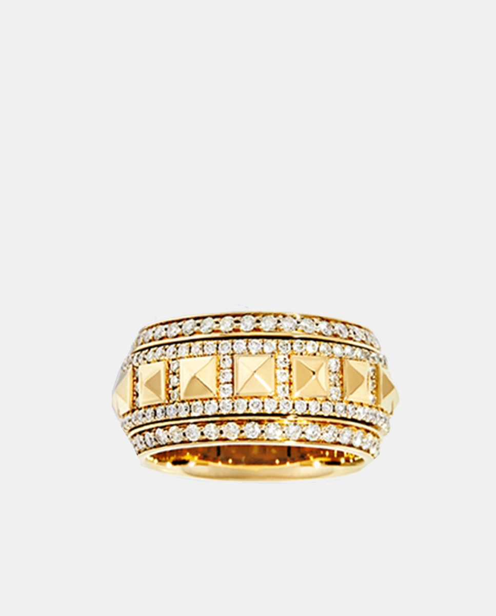 Imagen 0 de Anillo Rockaway de oro con diamantes Blanco