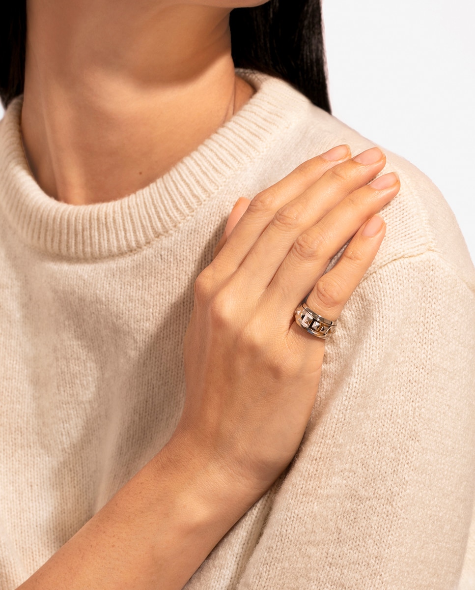 Imagen 3 de Anillo Rockaway de - STATEMENT - Plata Plata