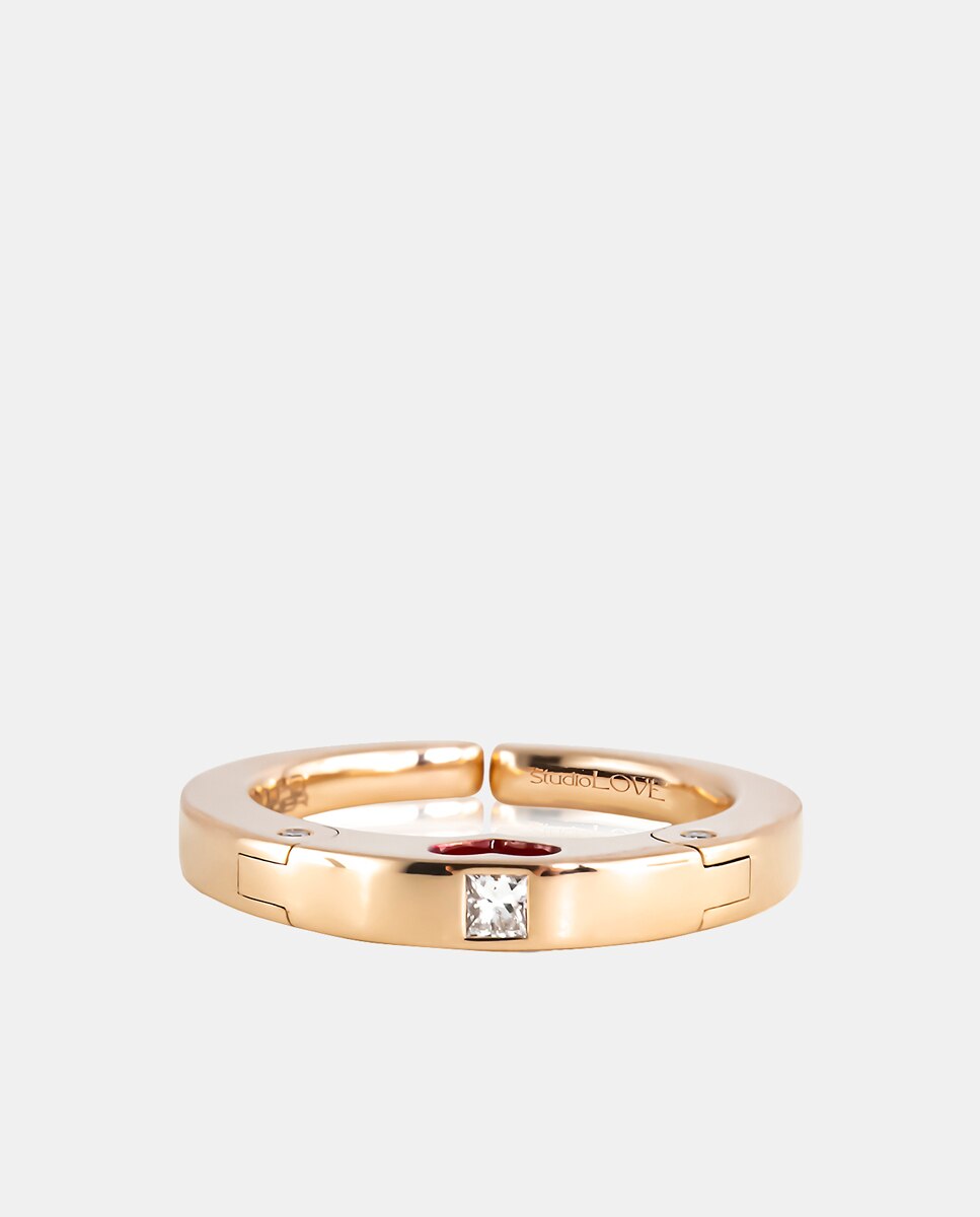 Imagen 3 de Anillo Studiolove de oro y diamantes - Adolfo Courrier - Blanco Blanco