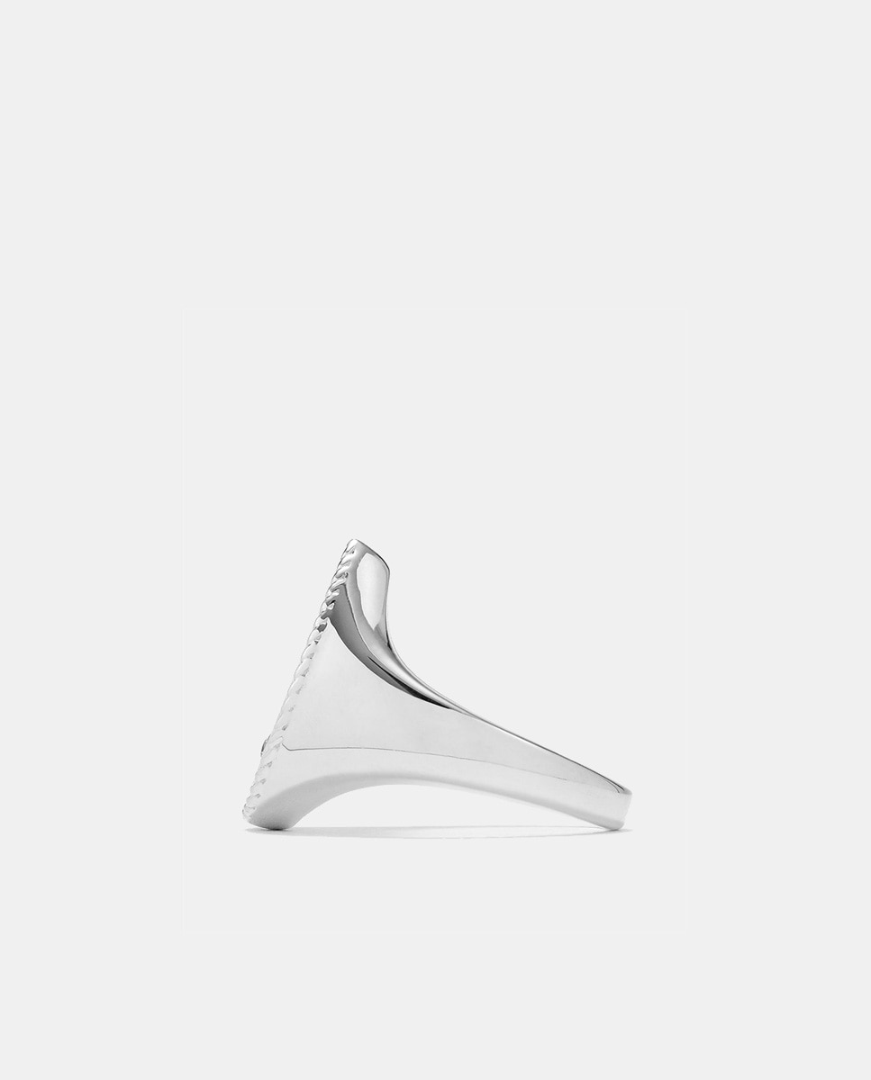 Anillo de oro y diamantes - Yvonne Léon - Blanco Blanco-2
