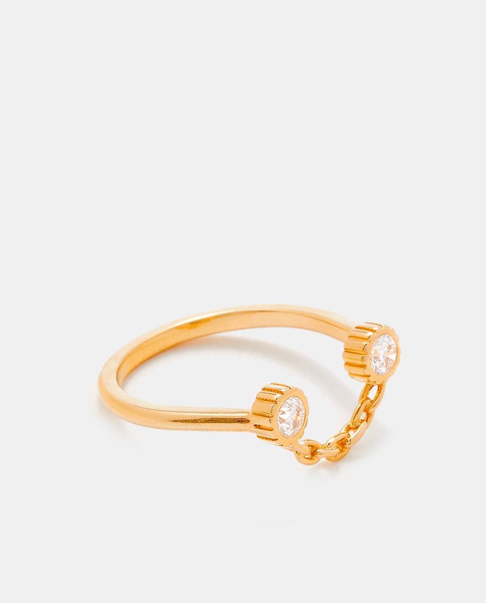 Imagen 2 de Anillo de oro y diamantes - Yvonne Léon - Blanco Blanco