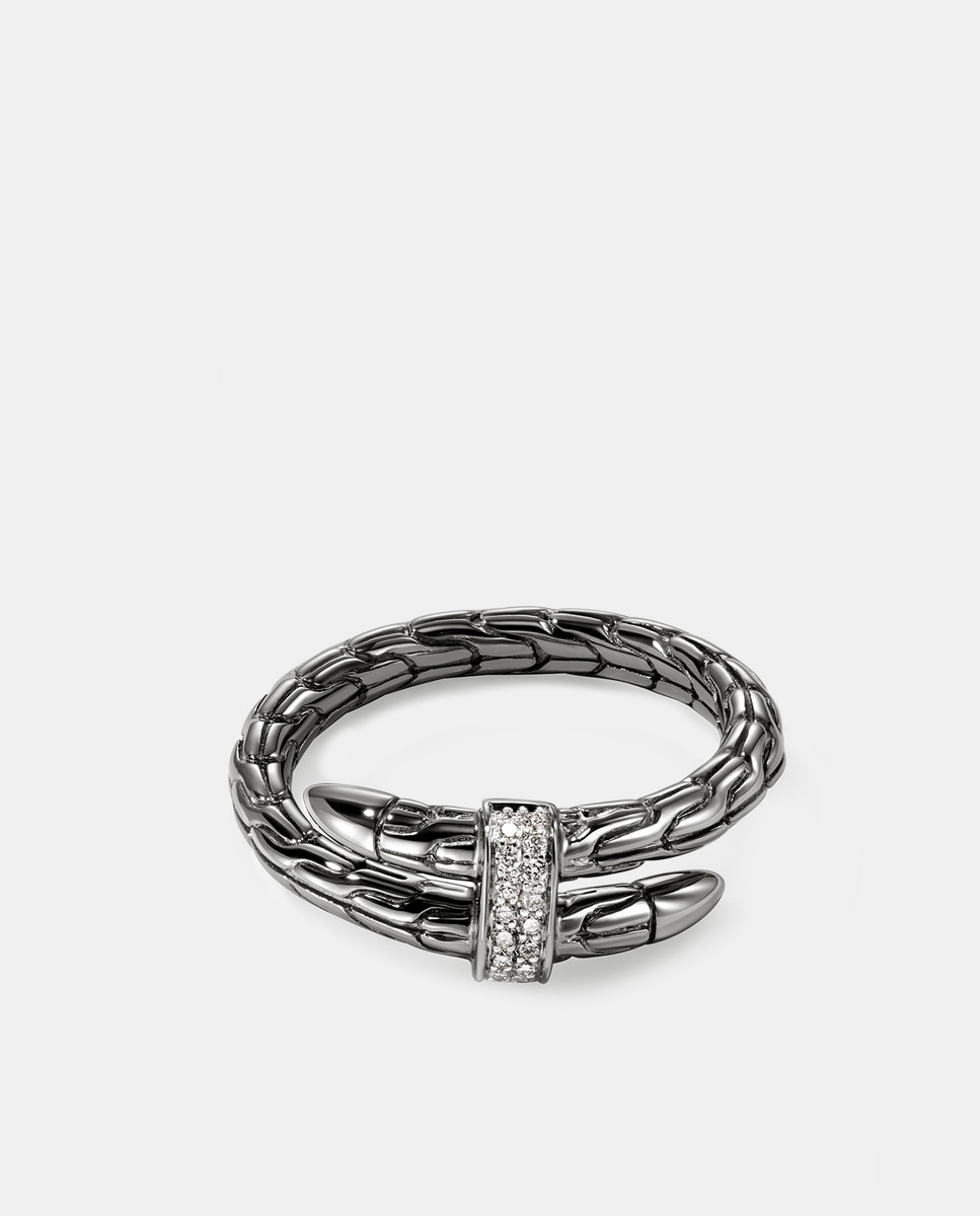 Imagen 0 de Anillo Spear de plata y diamantes Plata