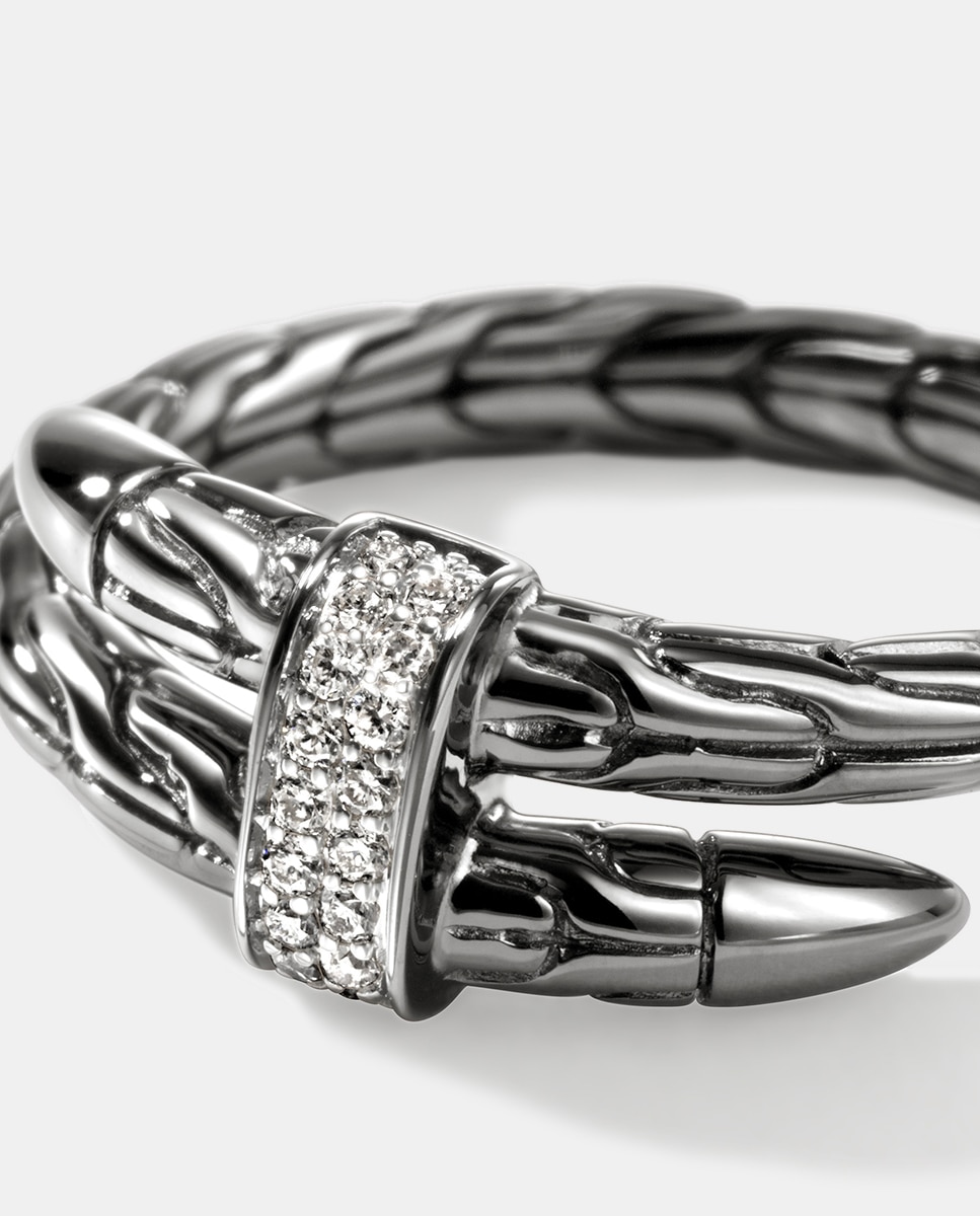 Anillo Spear de plata y diamantes - John Hardy - Plata Plata-3