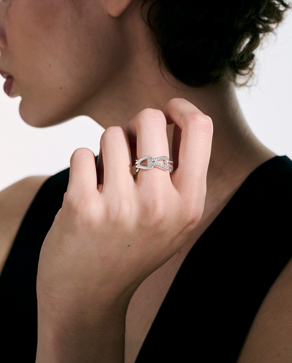 Anillo Surf de plata y diamantes - John Hardy - Plata Plata-6