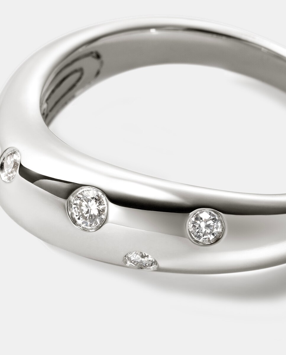 Anillo Surf de plata y diamantes - John Hardy - Plata Plata-3