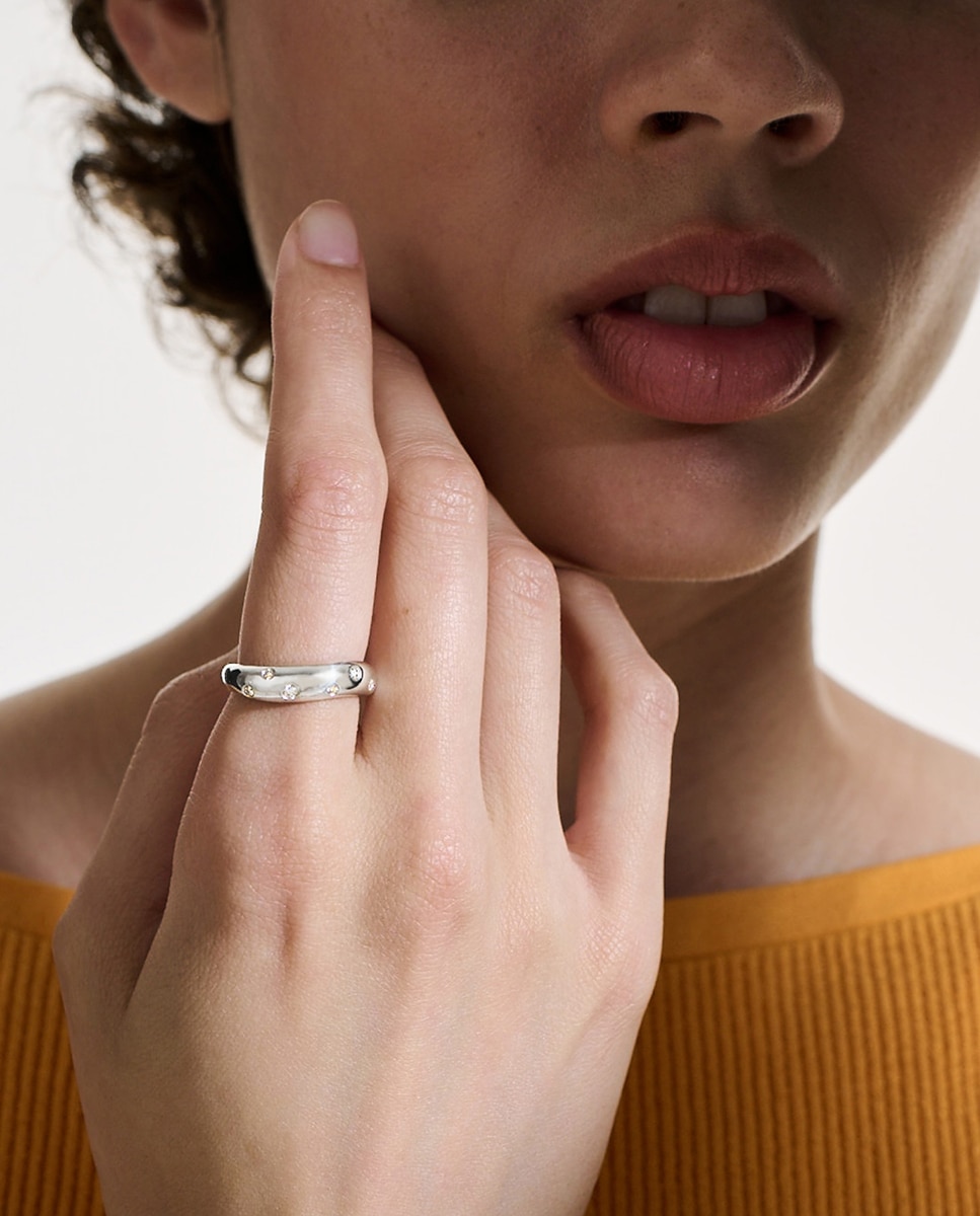 Anillo Surf de plata y diamantes - John Hardy - Plata Plata-6
