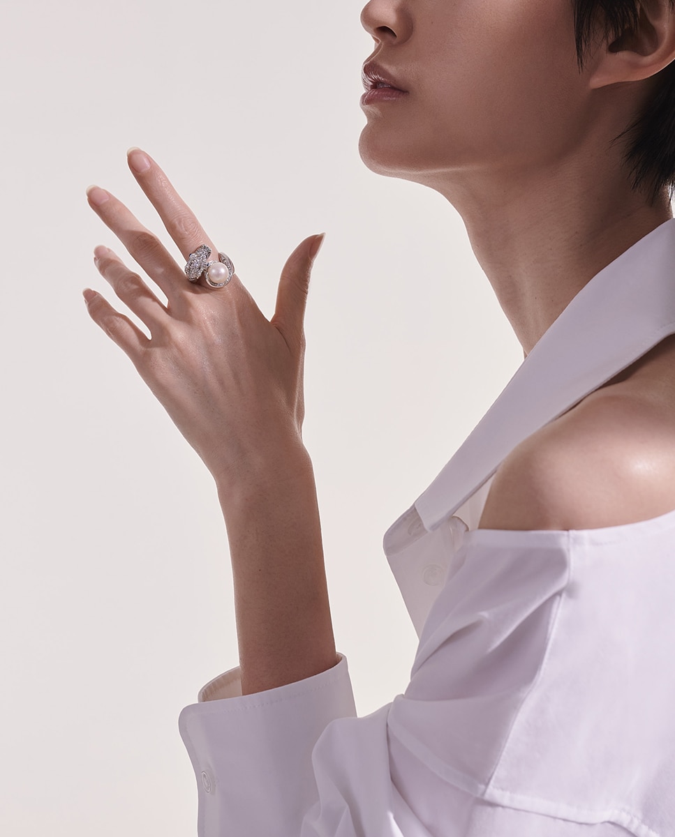 Anillo Naga de plata con perla y zafiro azul Plata John Hardy Plata-7