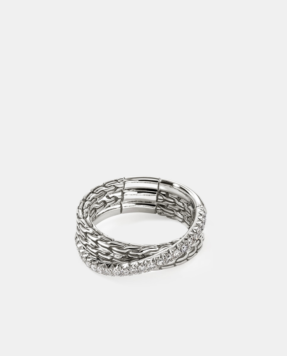Imagen 0 de Anillo JH Essentials de plata y diamantes Plata