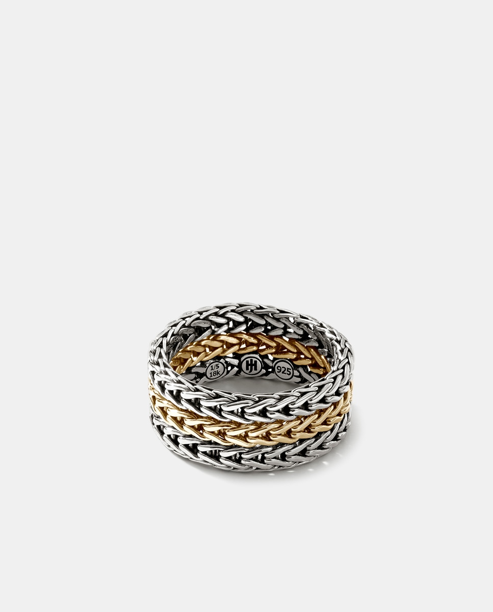 Imagen 0 de Anillo Rata de plata y oro Oro
