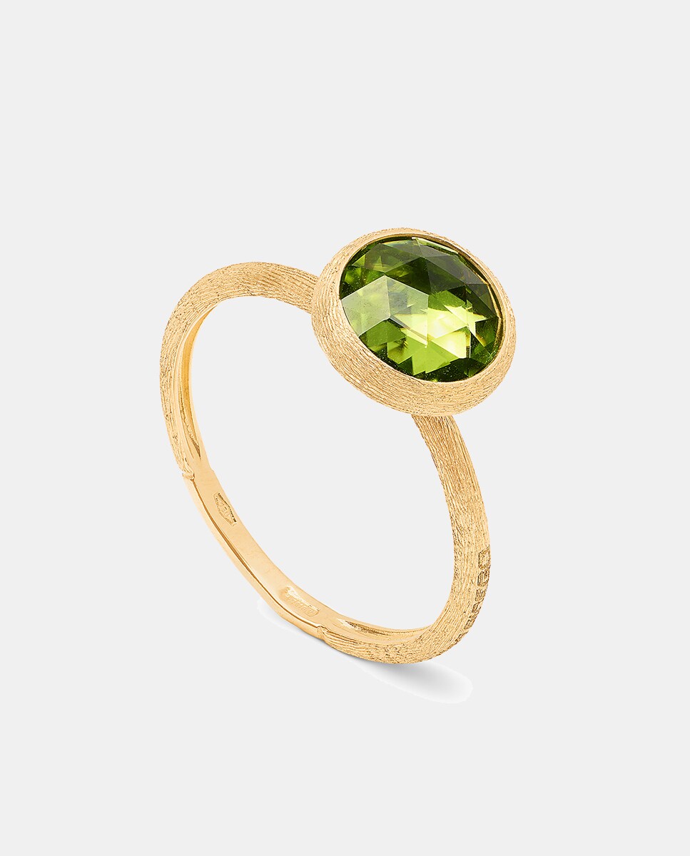 Imagen 0 de Anillo de oro y peridoto Verde