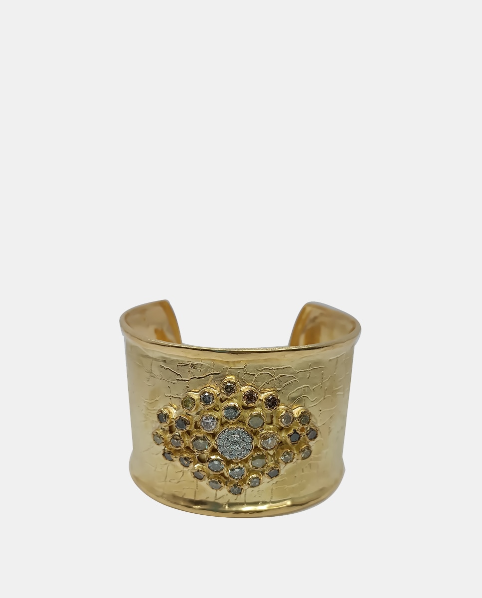 Pulsera de oro y diamante Fancy - Romo Designs - Amarillo Amarillo-1