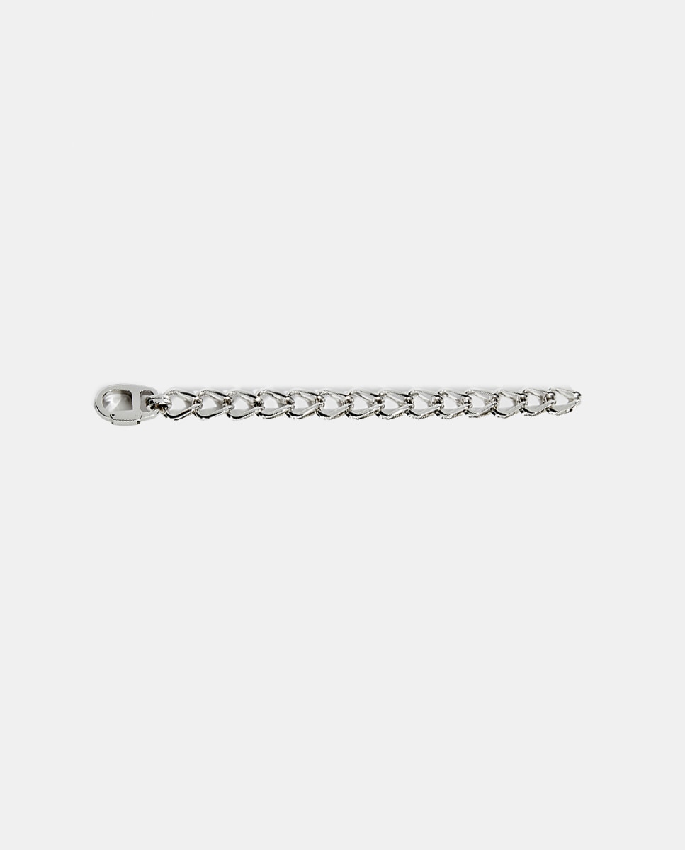 Pulsera Unchained de con eslabones - STATEMENT - Plata Plata-2