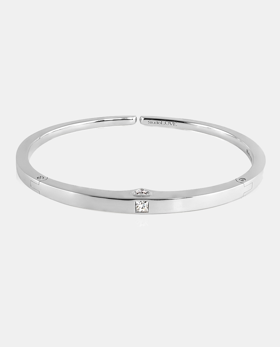 Pulsera Studiolove de oro y diamantes - Adolfo Courrier - Blanco Blanco-2