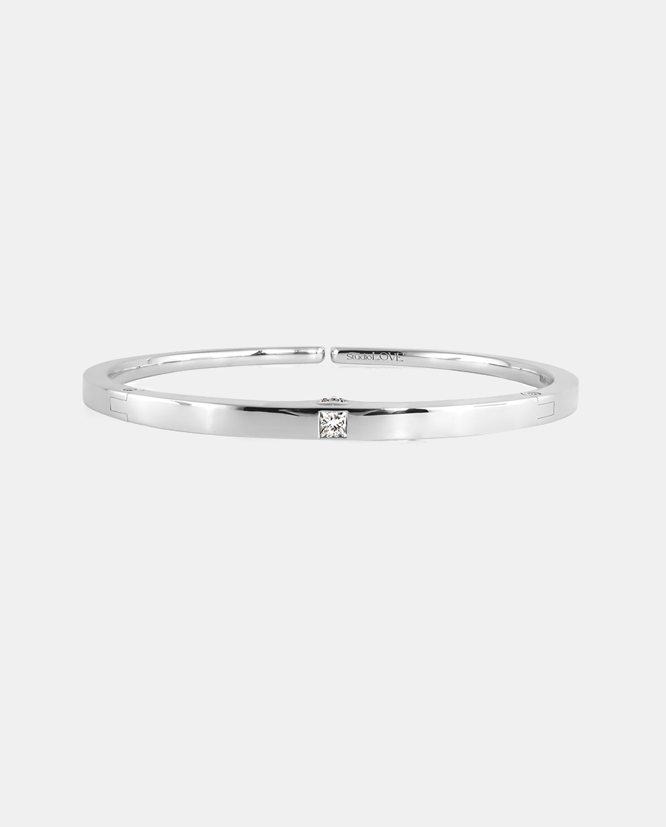 Pulsera Studiolove de oro y diamantes - Adolfo Courrier - Blanco Blanco-3