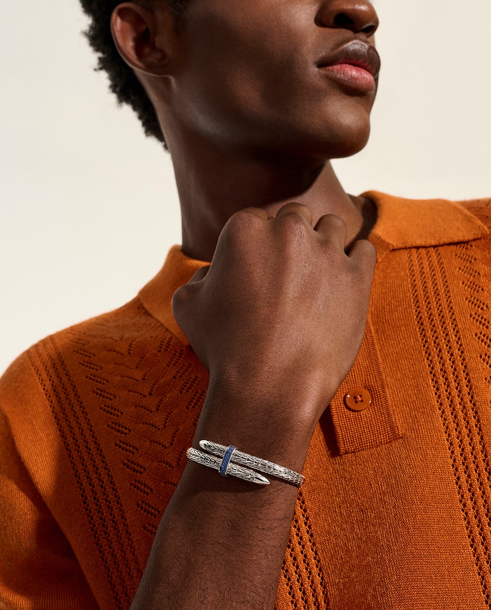 Pulsera Spear de plata y zafiro azul Azul John Hardy · El Corte Inglés