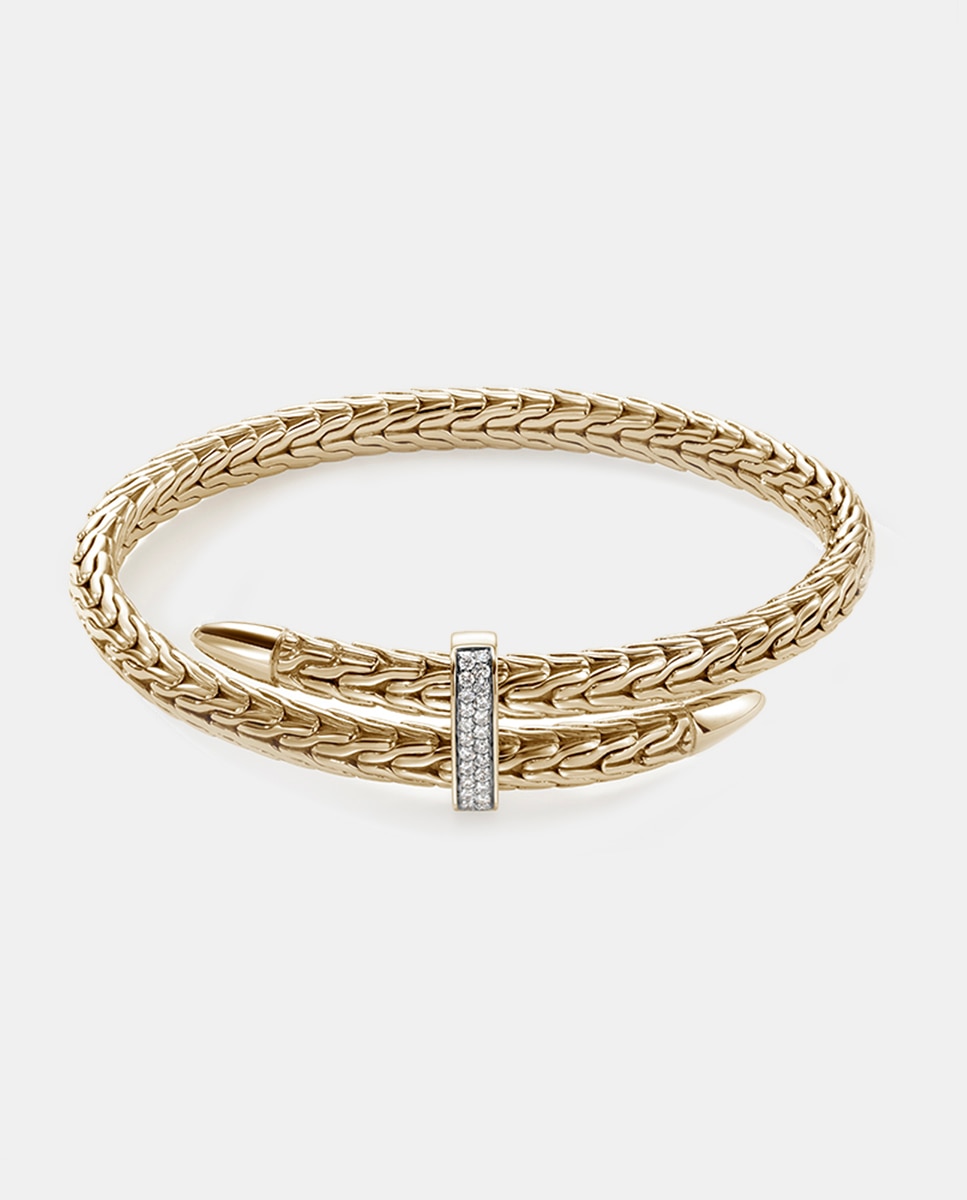 Pulsera Spear de oro y diamantes - John Hardy - Oro Oro-1