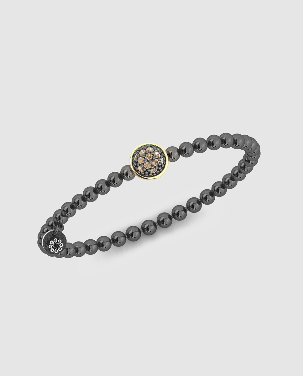 Imagen 0 de Pulsera Bohemme Play Color de plata, oro y circonitas Oro