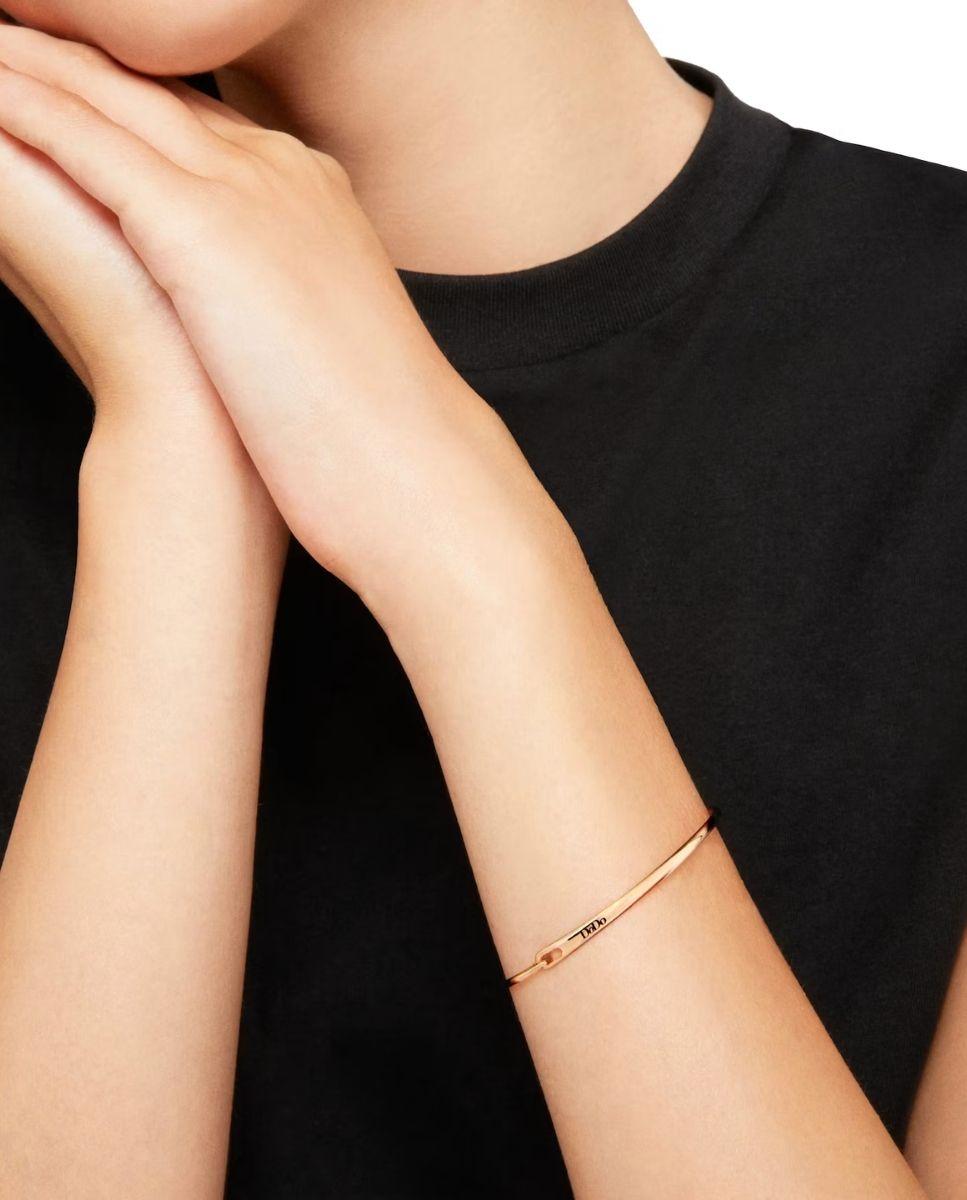 Imagen 3 de Pulsera Essentials bangle de oro - DoDo - Rosa Rosa