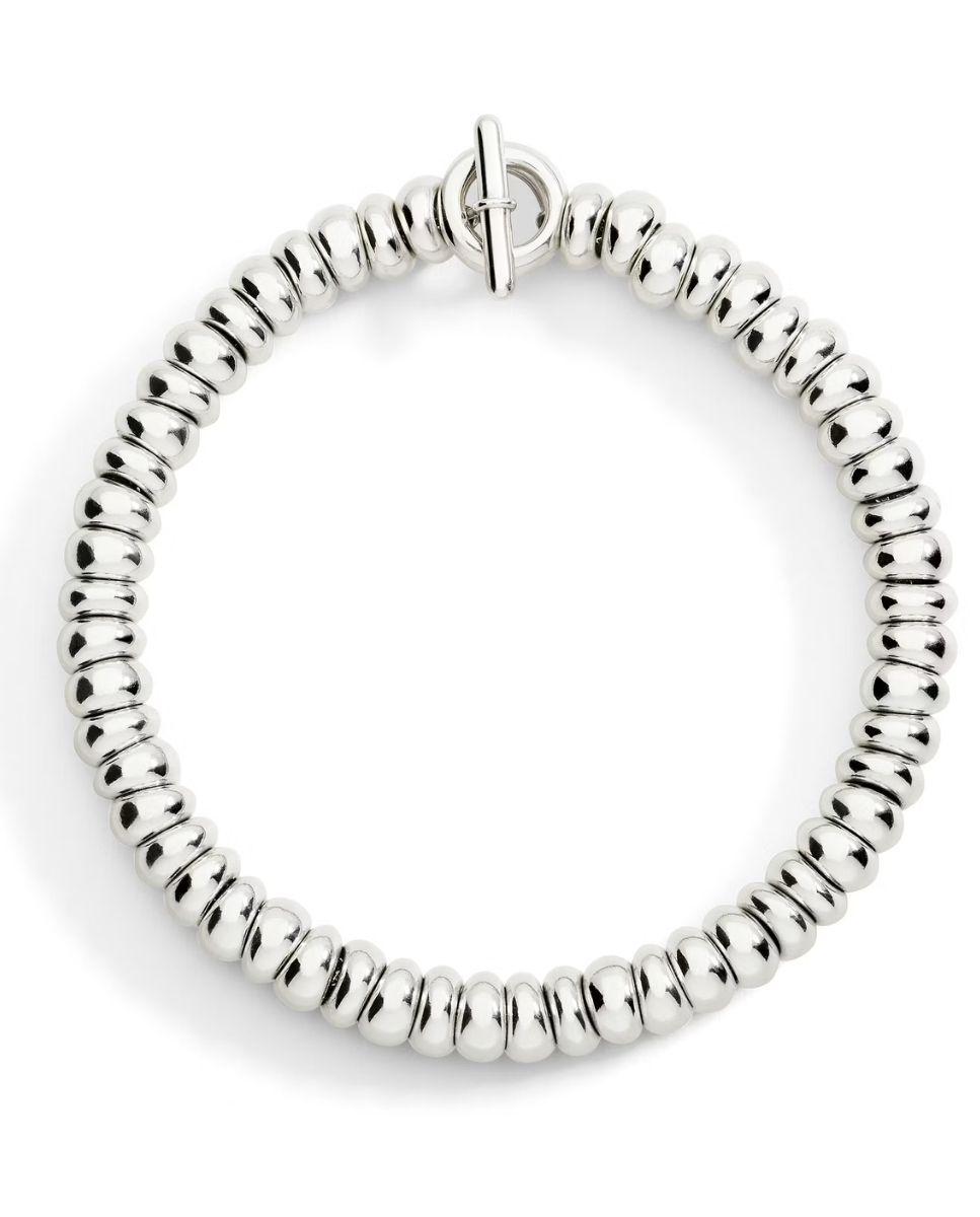 Imagen 0 de Pulsera Rondelle versión bold en plata