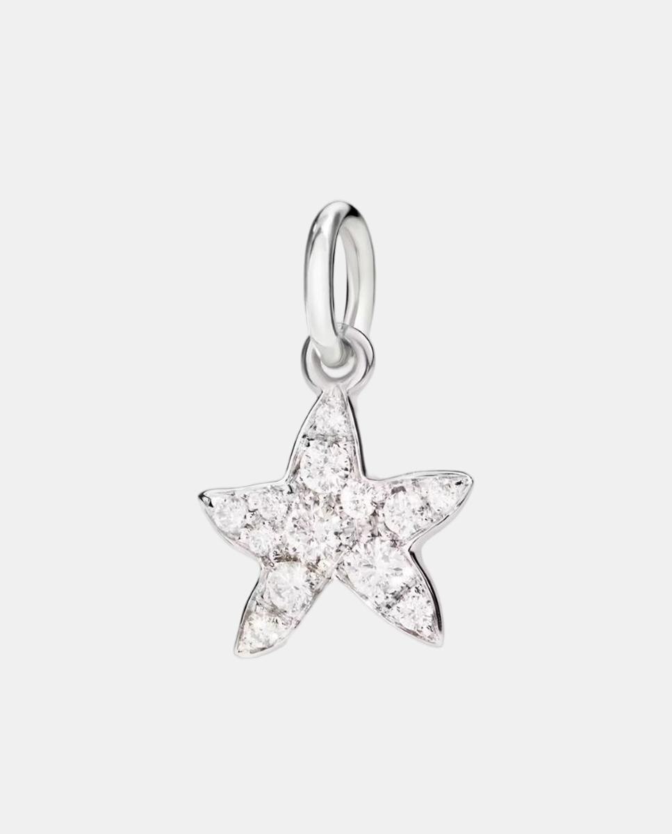 Imagen 0 de Charm Universe estrella de oro y diamantes Blanco