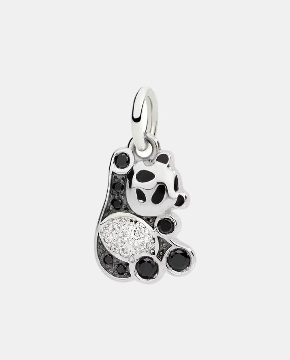 Charm Nature de plata con diamantes black - DoDo - Negro Negro-1