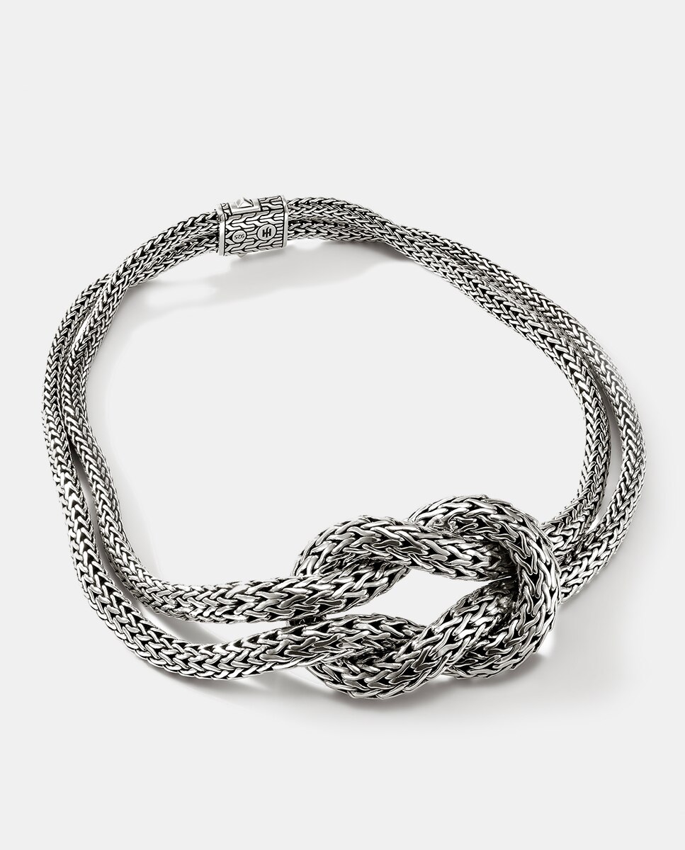 Imagen 0 de Collar Love Knot de plata Plata