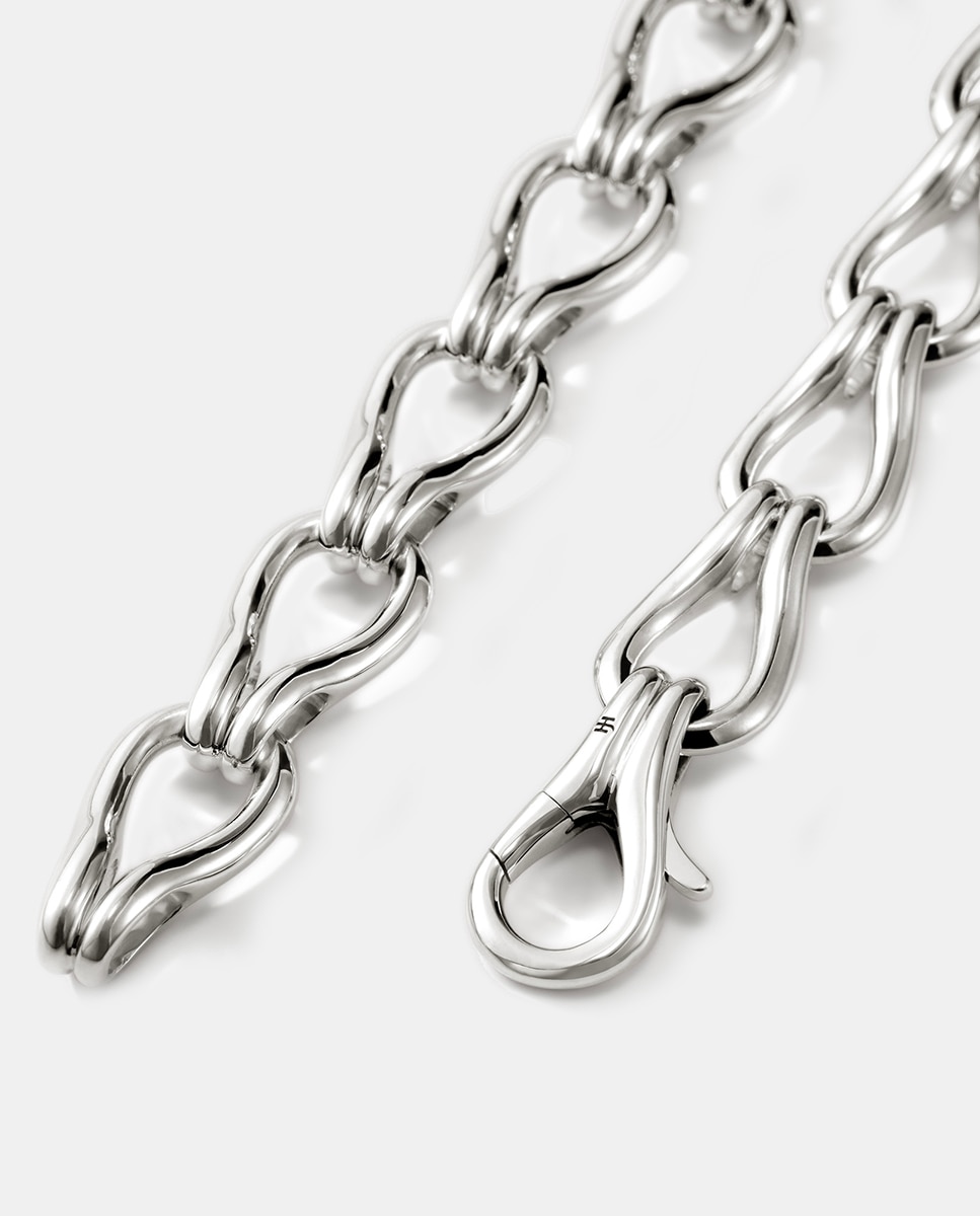 Collar Surf de plata con detalle eslabones - John Hardy - Plata Plata-2