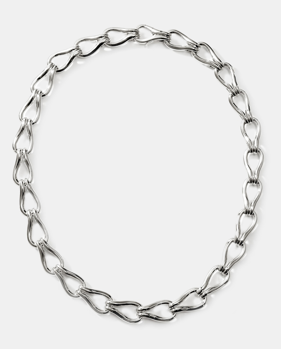 Collar Surf de plata con detalle eslabones - John Hardy - Plata Plata-3