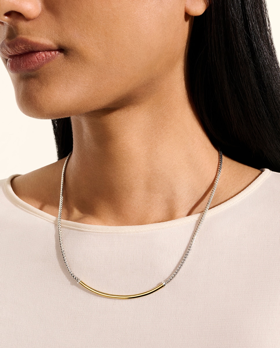 Collar JH Essentials de oro amarillo y plata - John Hardy - Multicolor Multicolor-3