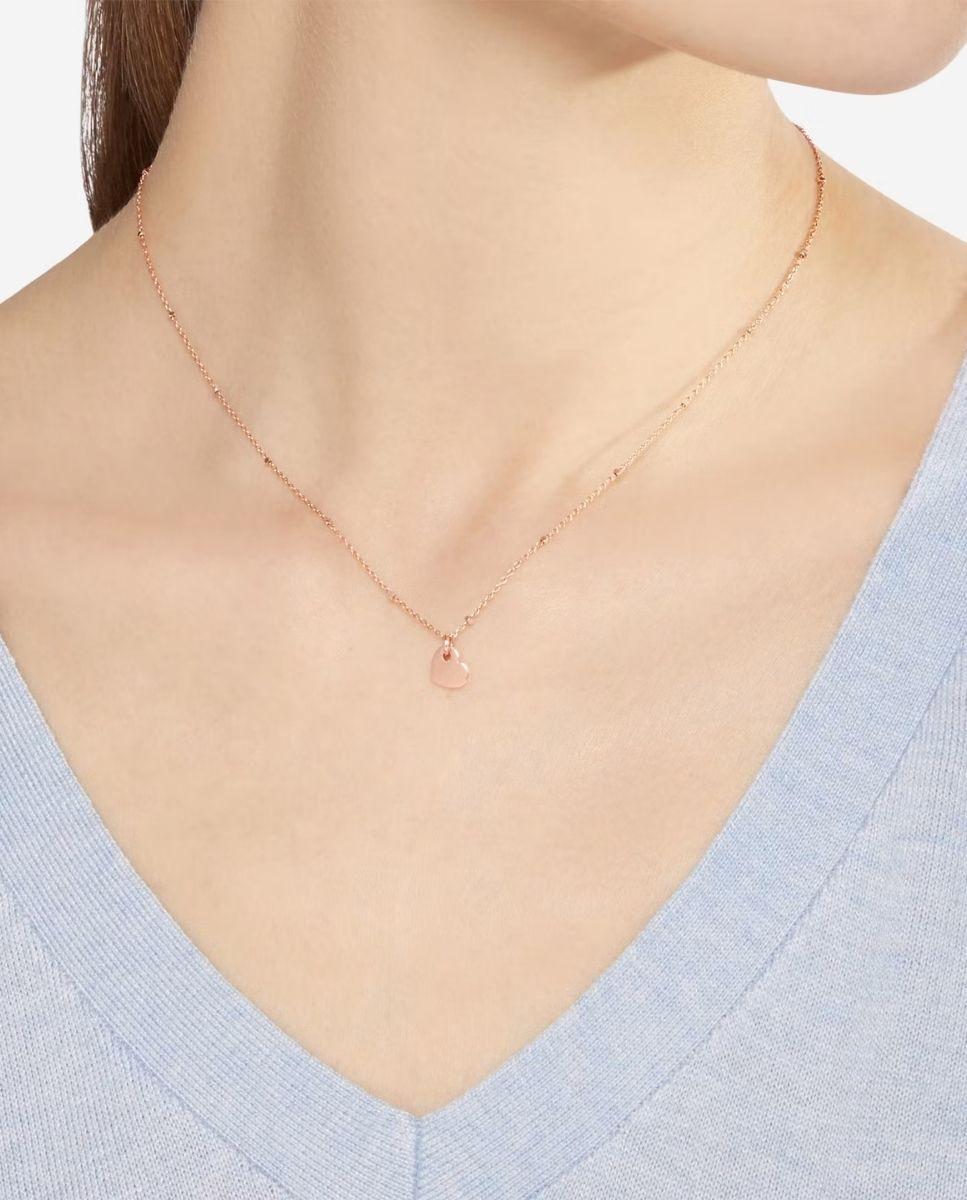 Collar Cuore mini corazón en oro rosa - DoDo 2