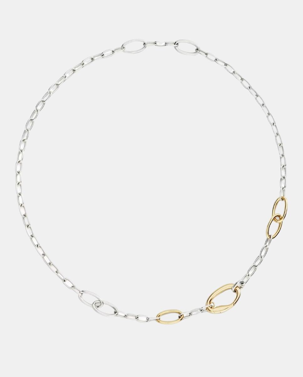 Imagen 0 de Collar Essentials plata y chapado en oro
