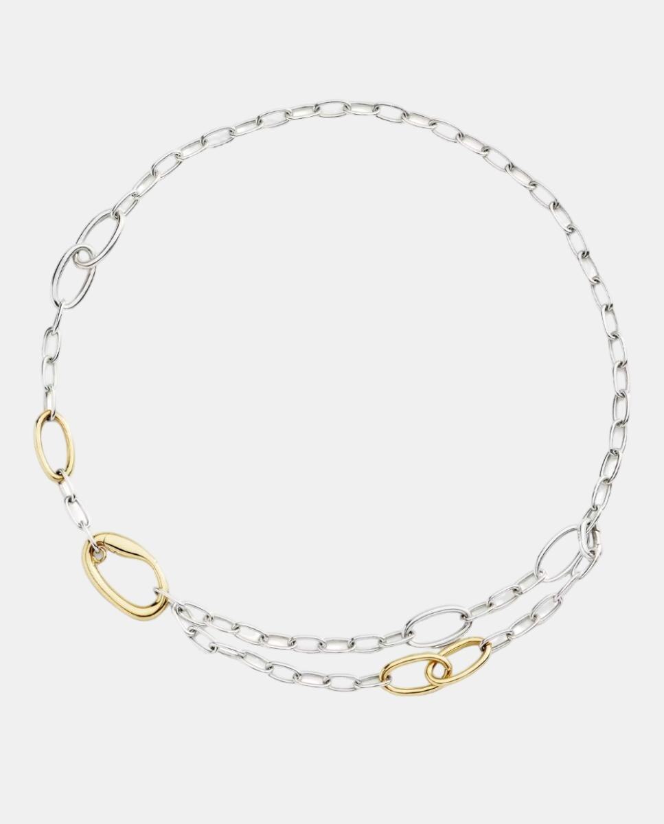 Collar Essentials plata y chapado en oro - DoDo 2