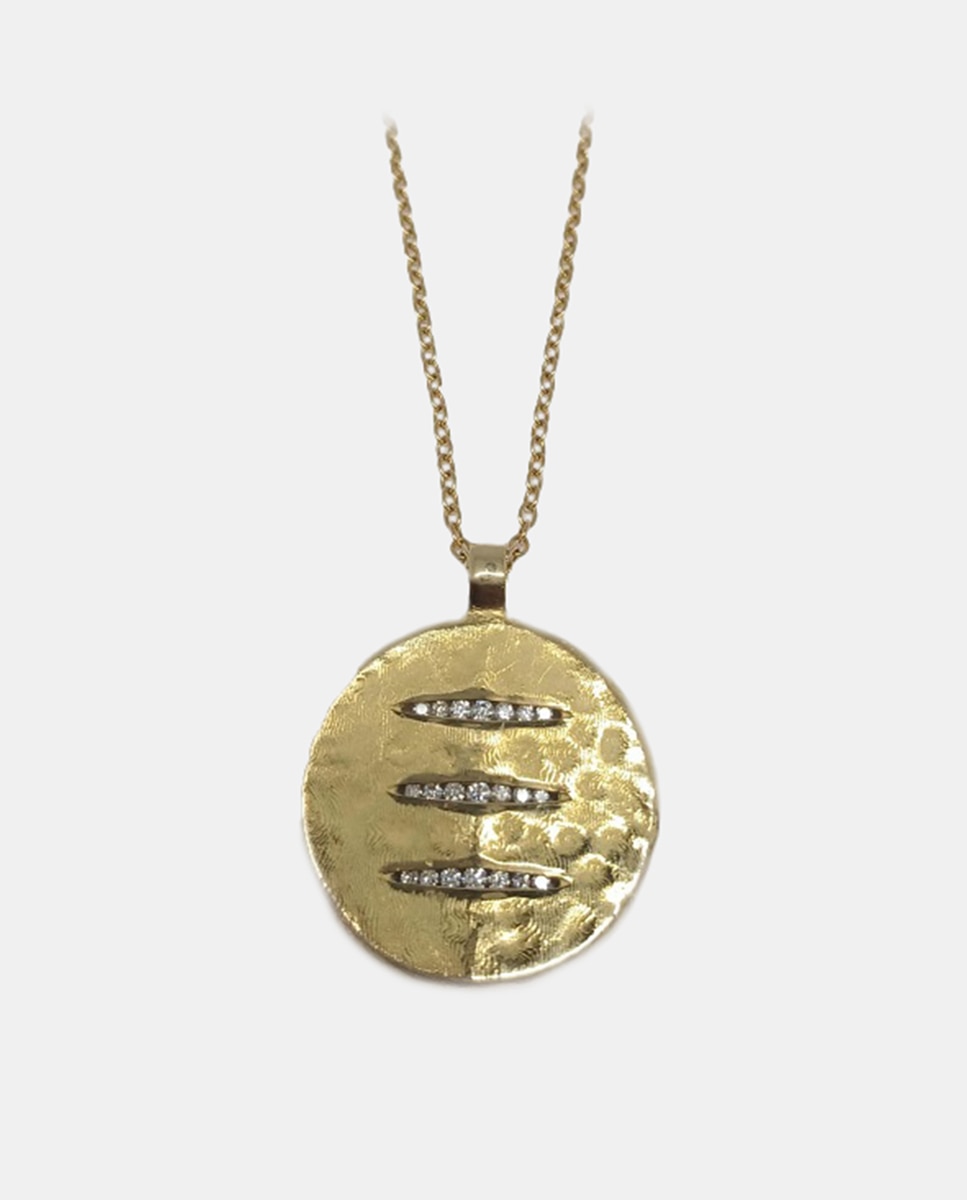 Colgante de oro y diamantes - Romo Designs - Blanco Blanco-1
