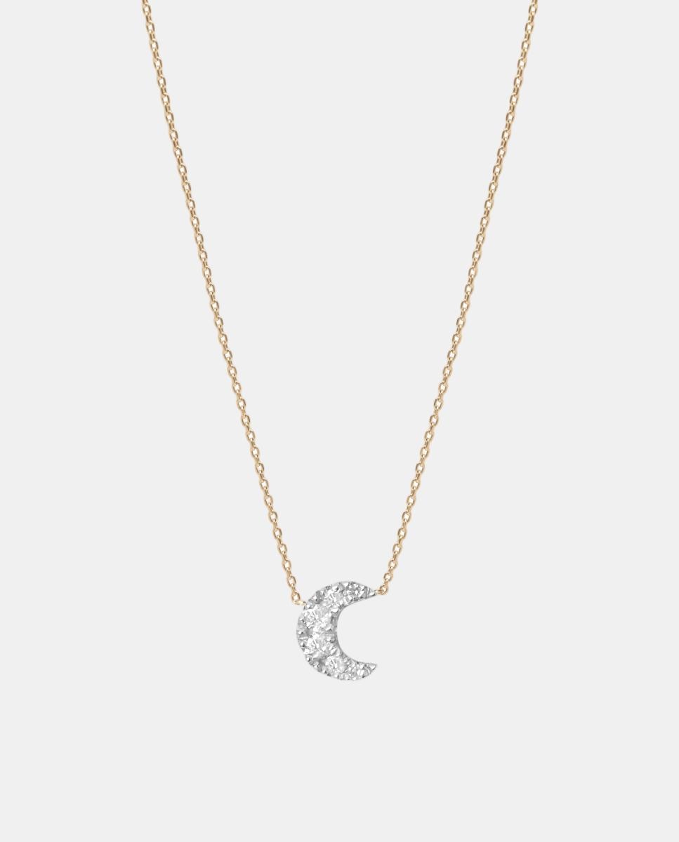 Collar Magic Touch de oro y diamante - Djula - Blanco Blanco-1