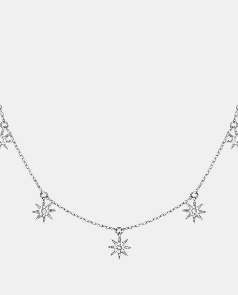 Imagen 1 de Collar Soleil de oro y diamante Blanco