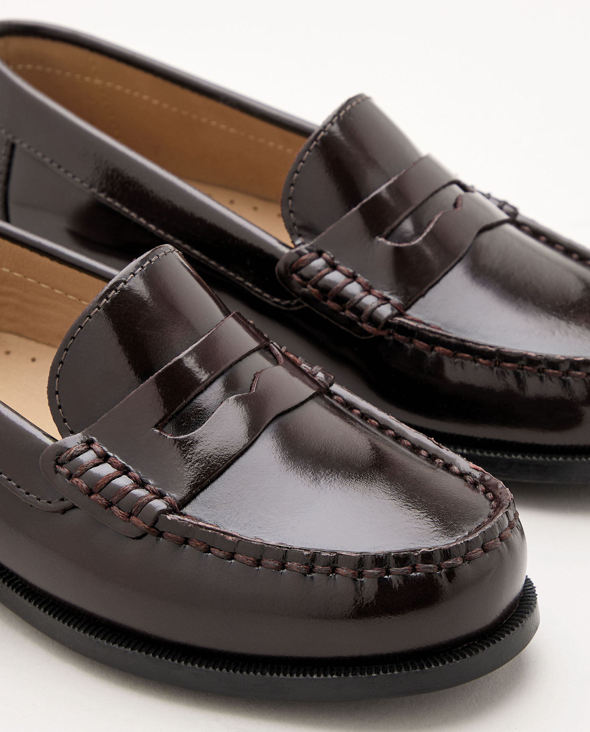Mocassins em Pele Florantik Coconut El Corte Inglés Bordeaux-5