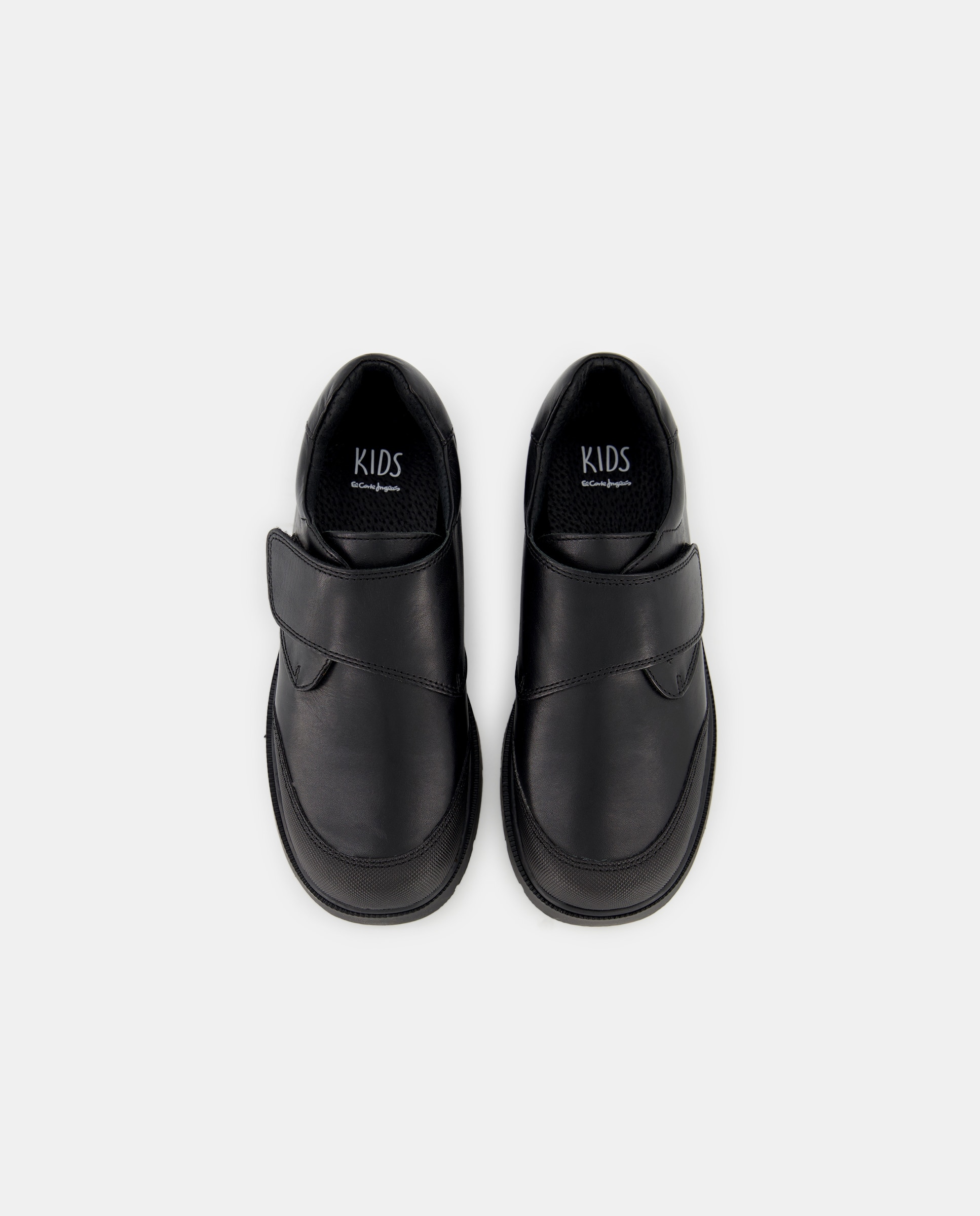 Blucher com Biqueira Reforçada e em Velcro Kids El Corte Inglés Preto-4