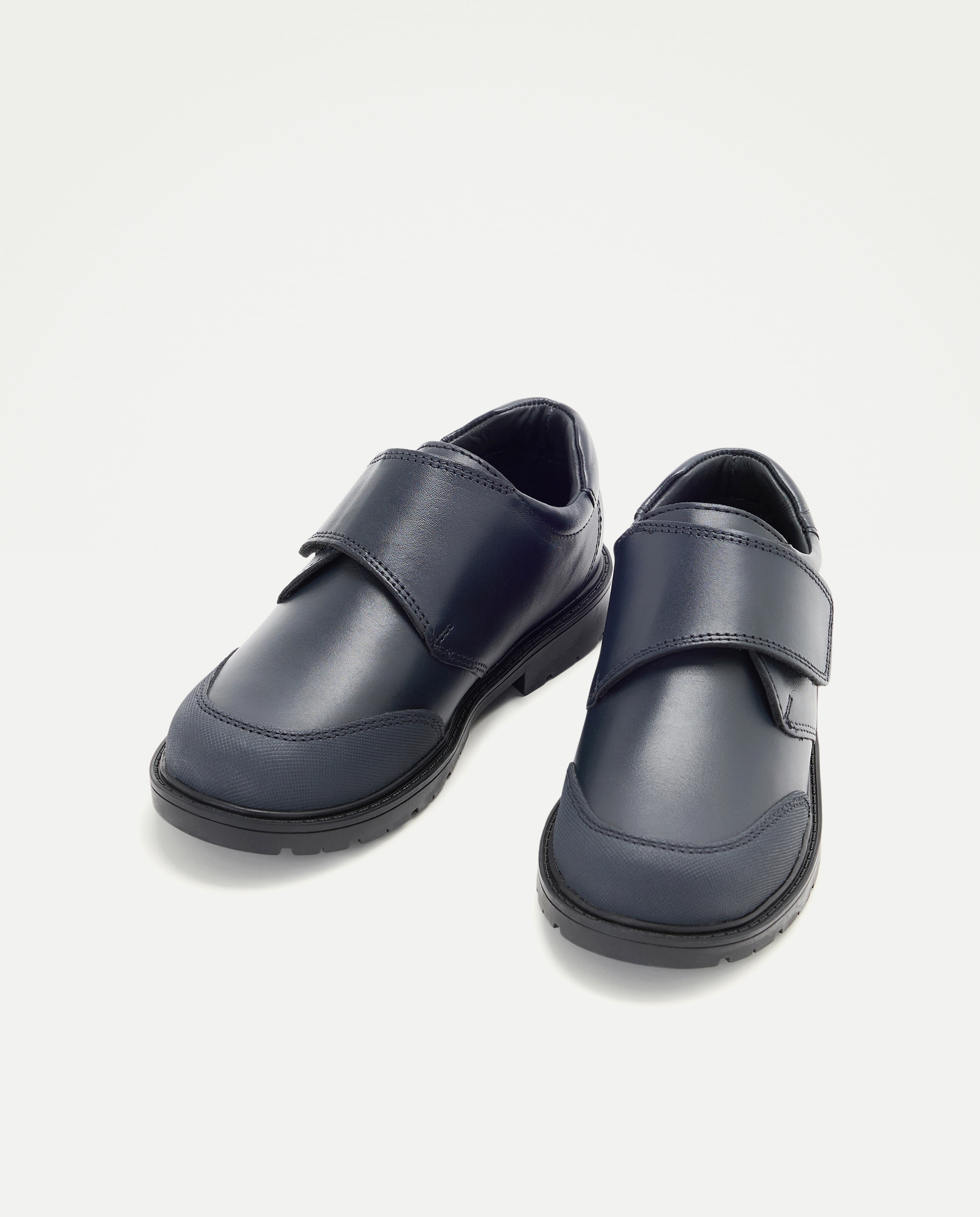 Blucher com Biqueira Reforçada e em Velcro Azul-escuro-2