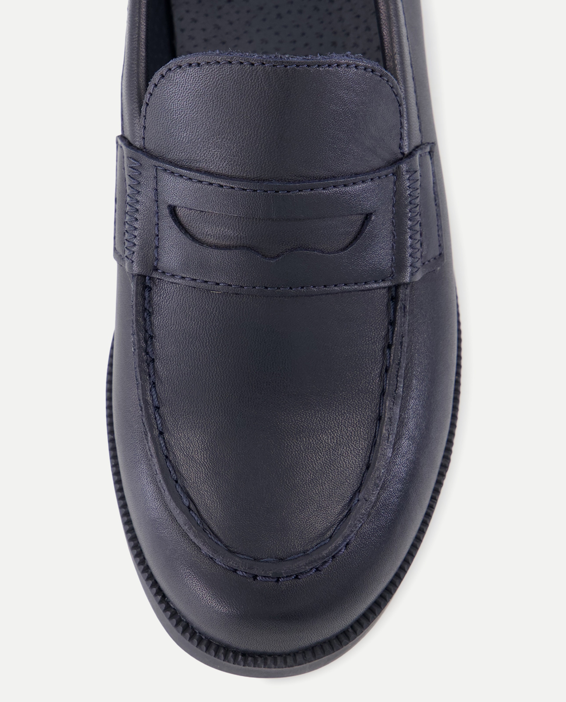 Mocassins com Travessão Azul-marinho-5
