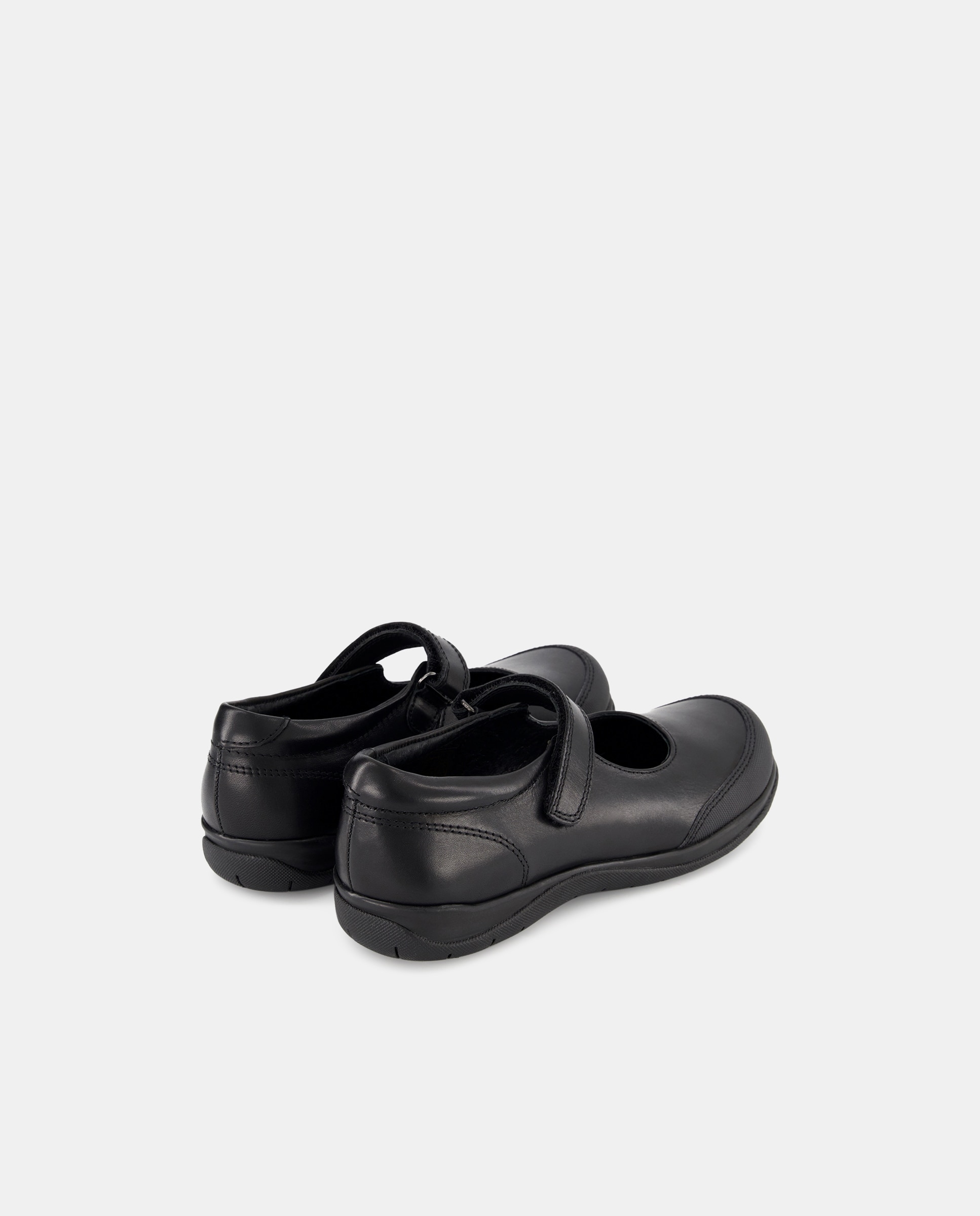 Sapatos de Presilha Tipo Escolares em Pele Kids El Corte Inglés Preto-3