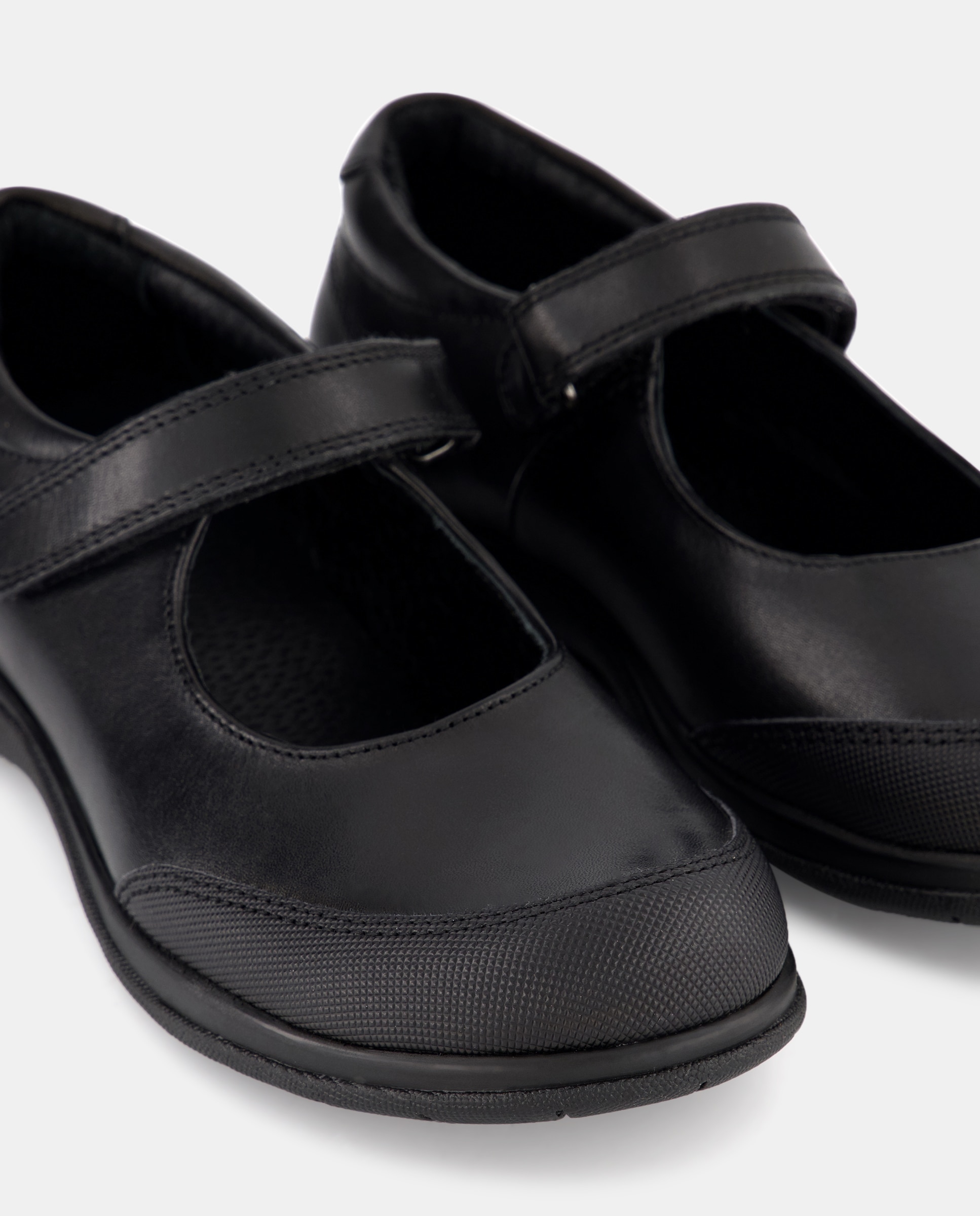 Sapatos de Presilha Tipo Escolares em Pele Kids El Corte Inglés Preto-5