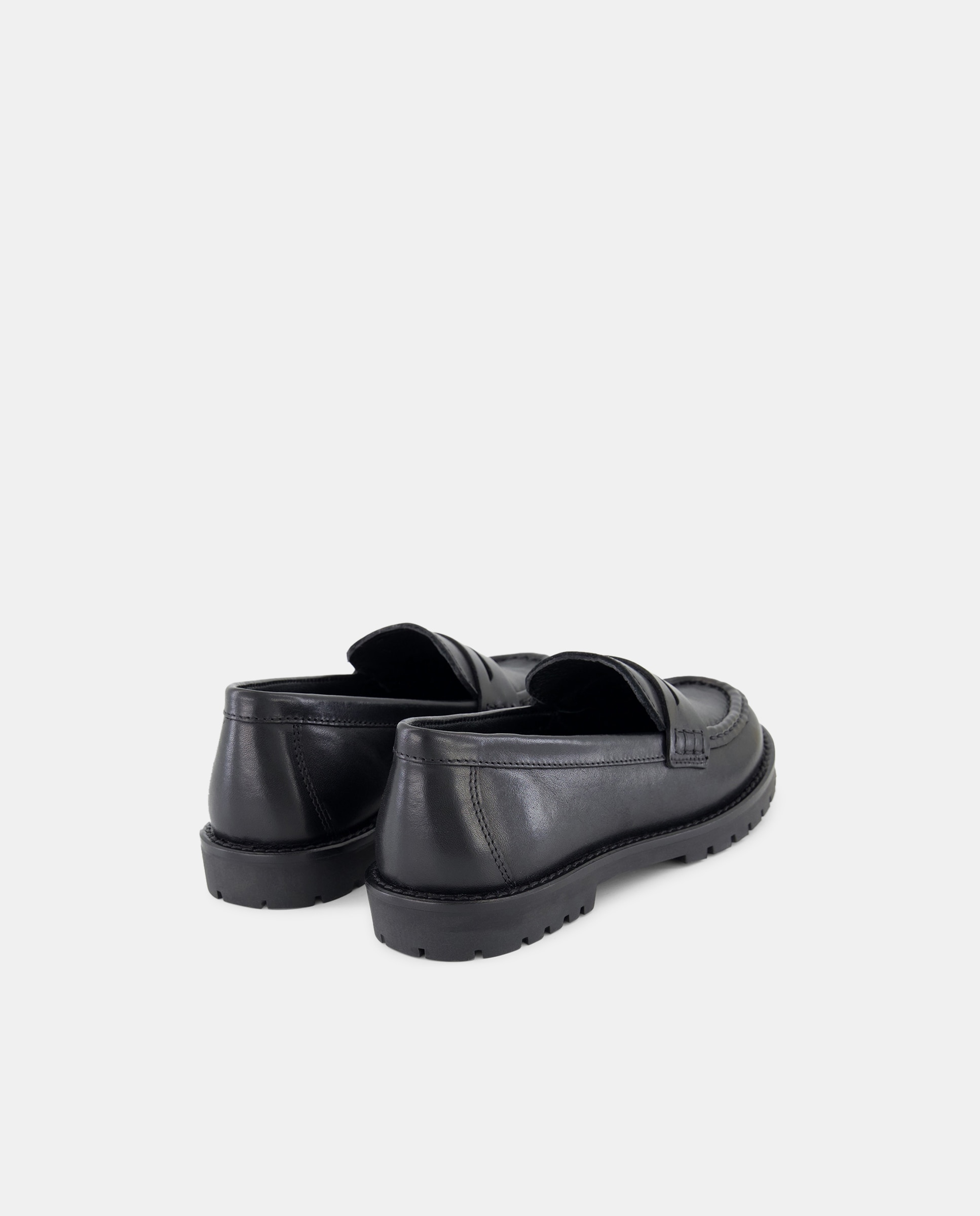 Sapatos de Presilha Escolares em Pele Kids El Corte Inglés Preto-3