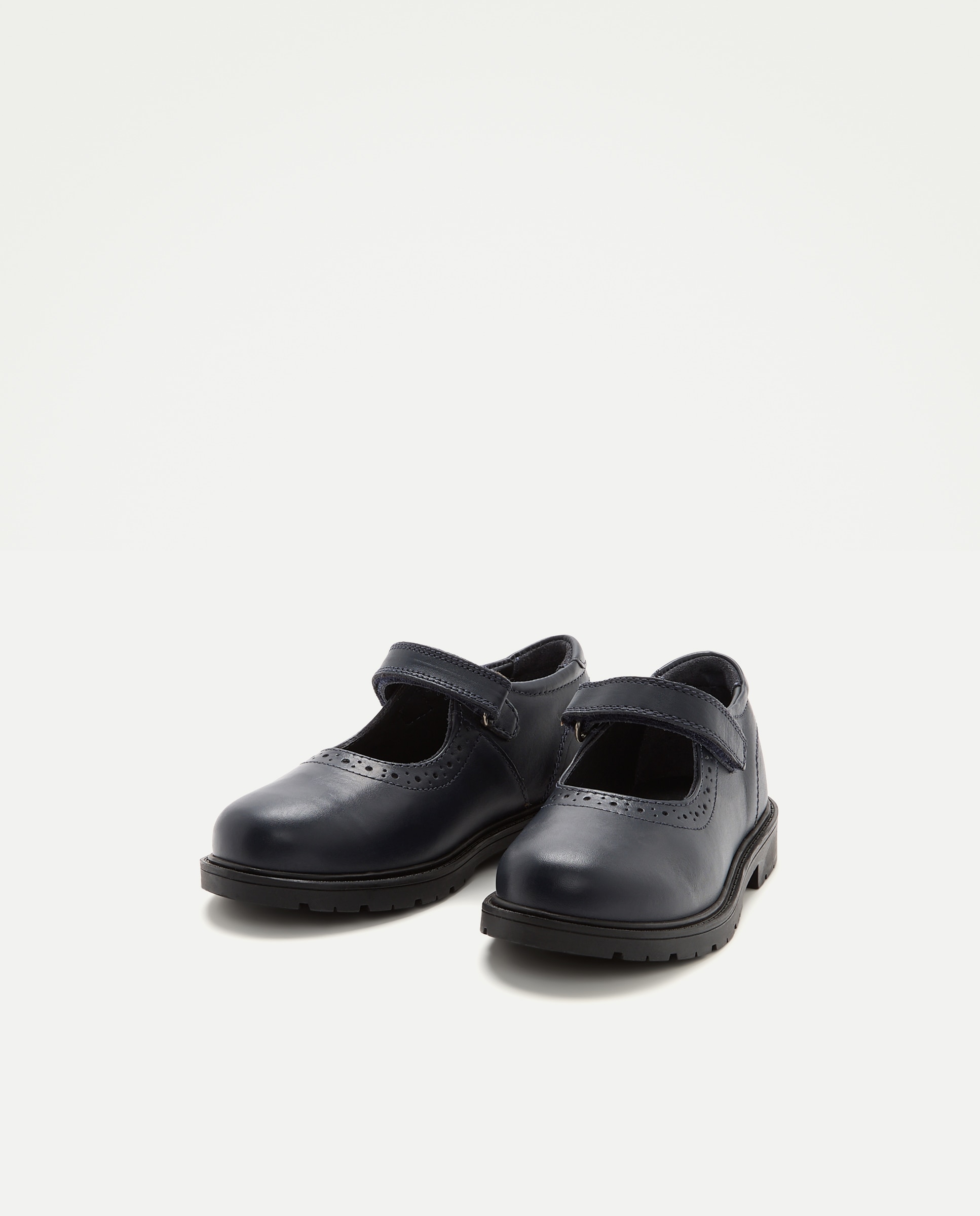 Sapatos de Presilha VAC em Pele com Furos Kids El Corte Inglés Azul-marinho-2
