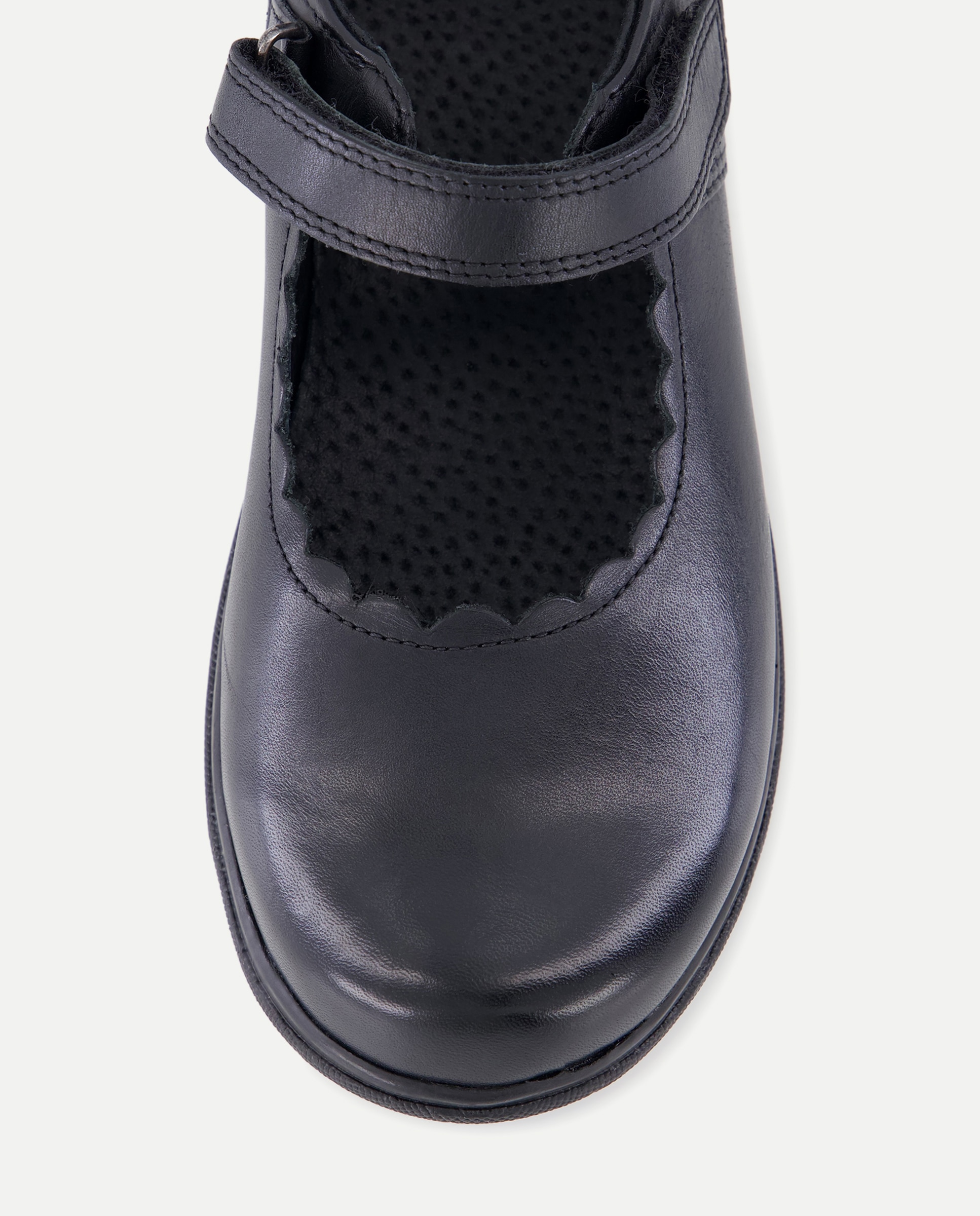 Sapatos de Presilha com Detalhe de Ondas Kids El Corte Inglés Preto-5